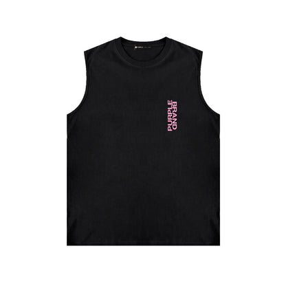 PURPLE-Purple  Sleeveless T-Shirt  BPUR110#