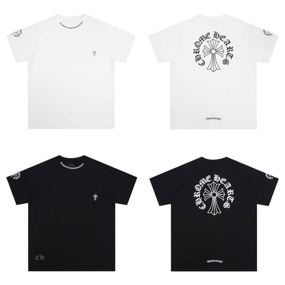 CH-ChromeHearts  Neck Logo T-shirt K6022