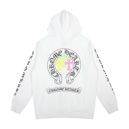 CH-ChromeHearts Zip Up Hoodie K5012