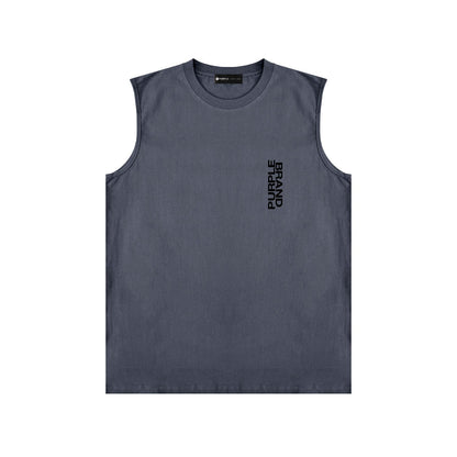 PURPLE-Purple  Sleeveless T-Shirt  BPUR110#