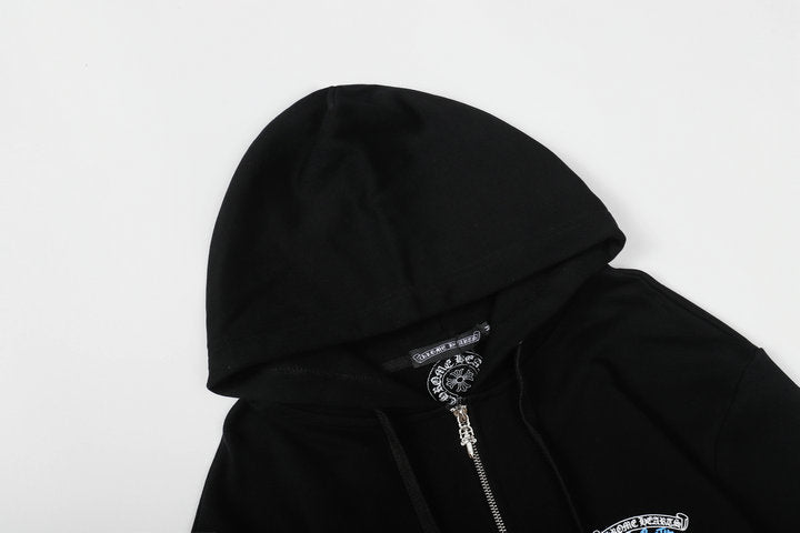 CH-ChromeHearts Zip Up Hoodie M8509