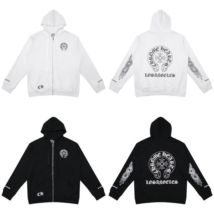 CH-ChromeHearts  Zip Up Hoodie K5009