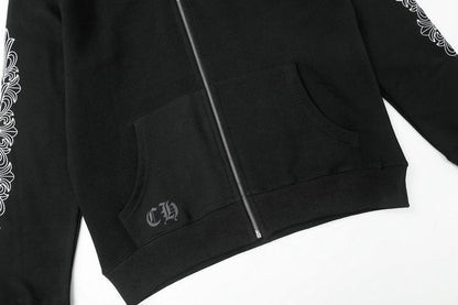 CH-ChromeHearts  Zip Up Hoodie M8515