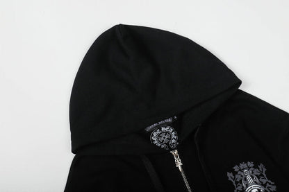 CH-ChromeHearts  Zip Up Hoodie M8509