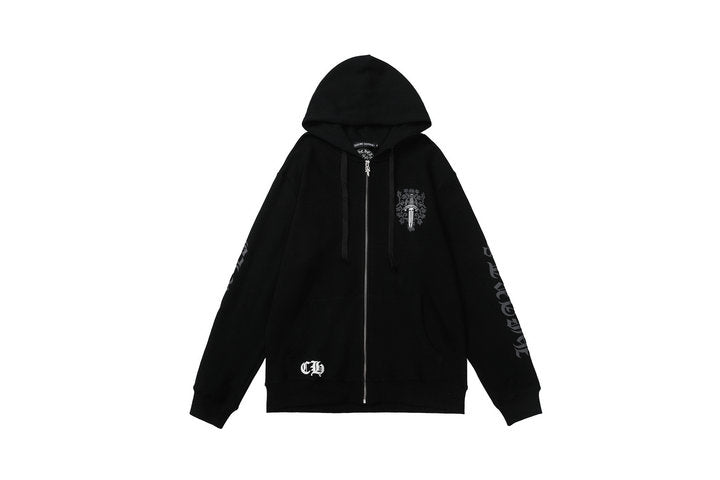 CH-ChromeHearts  Zip Up Hoodie M8509