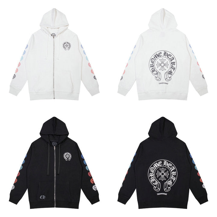 CH-ChromeHearts Zip Up Hoodie K5011