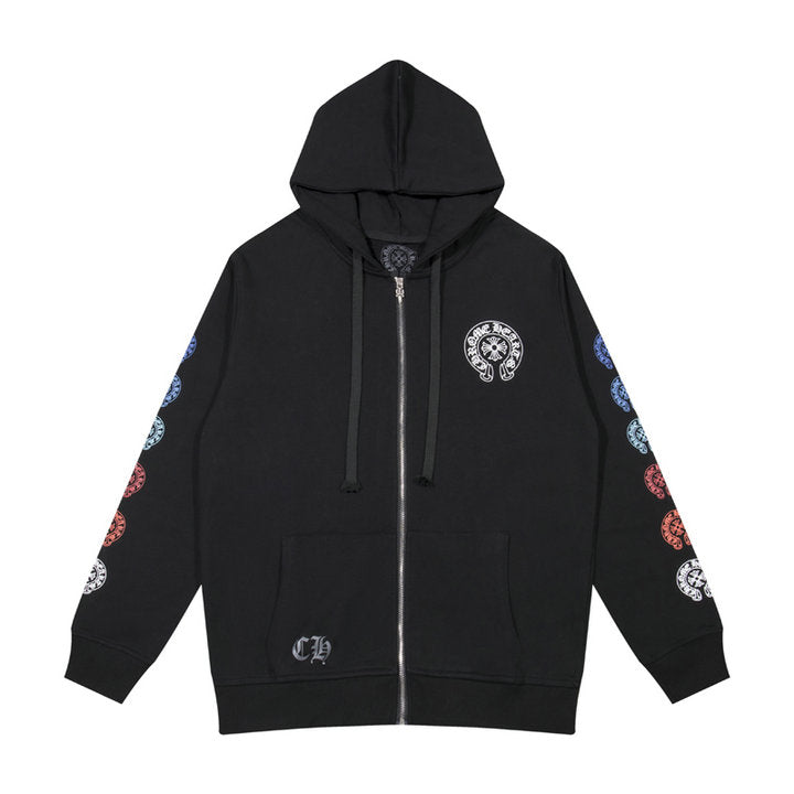 CH-ChromeHearts Zip Up Hoodie K5011