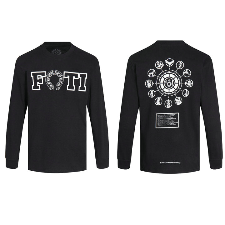 CH-ChromeHearts Men's Long-Sleeve T-shirt Sweatshirt K8007