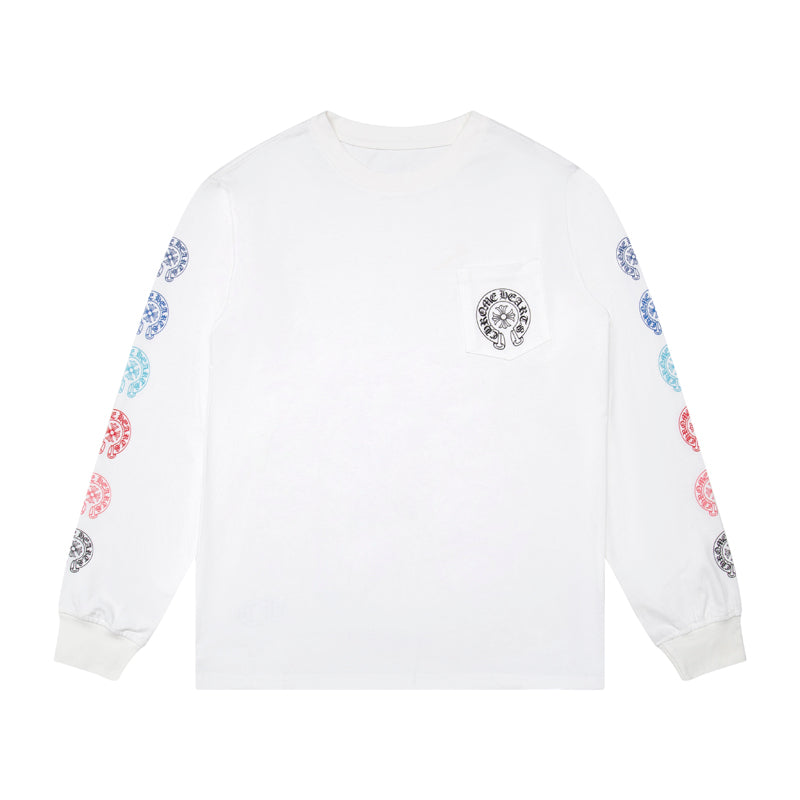 CH-ChromeHearts Men's Long-Sleeve T-shirt Sweatshirt K8009