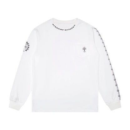 CH-ChromeHearts  Men's Long-Sleeve T-shirt Sweatshirt K9010