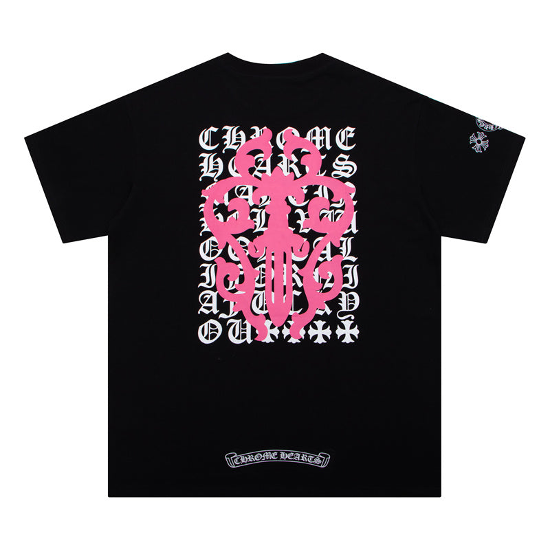 CH-ChromeHearts  Eye Chart Dagger T-shirt K6025