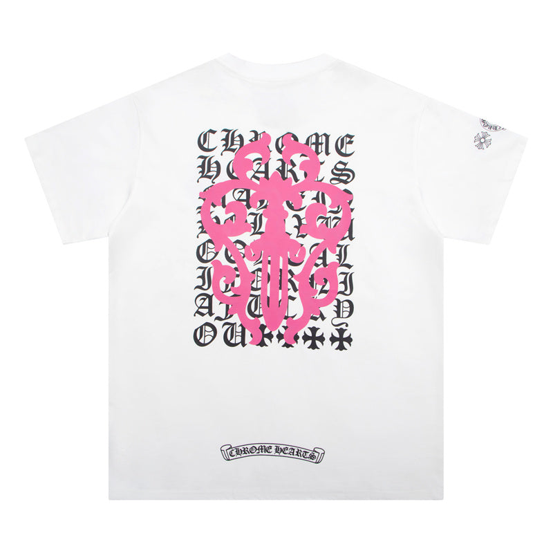 CH-ChromeHearts  Eye Chart Dagger T-shirt K6025