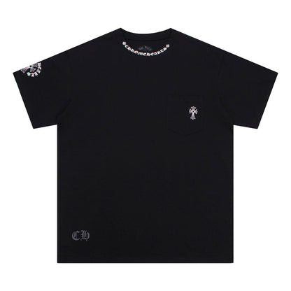 CH-ChromeHearts  Neck Logo T-shirt K6022