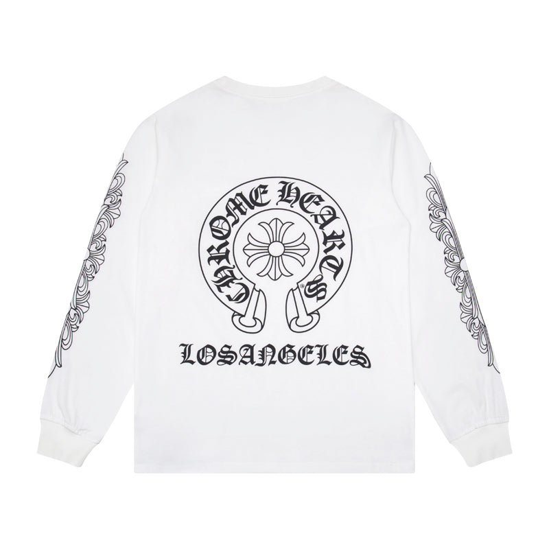 CH-ChromeHearts  Men's Long-Sleeve T-shirt Sweatshirt K8008