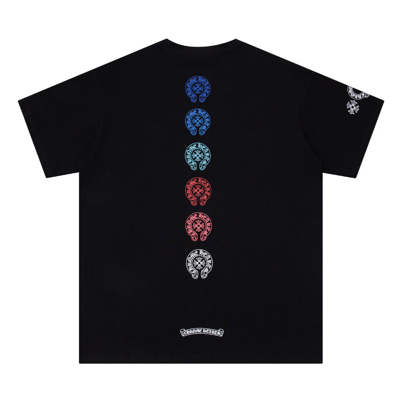 CH-ChromeHearts  Multi Color Horse Shoe T-shirt K6048