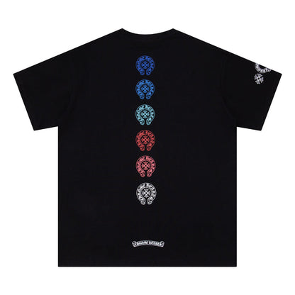 CH-ChromeHearts  Multi Color Horse Shoe T-shirt K6048