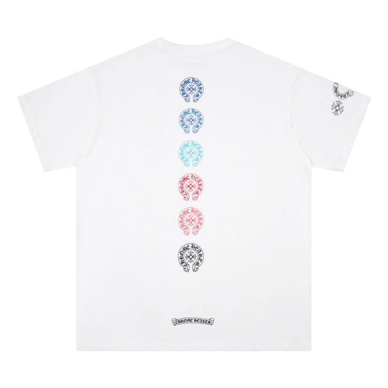 CH-ChromeHearts  Multi Color Horse Shoe T-shirt K6048