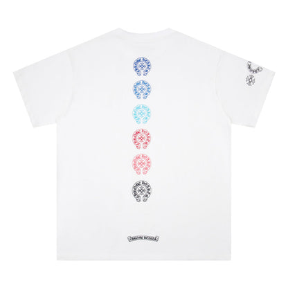 CH-ChromeHearts  Multi Color Horse Shoe T-shirt K6048