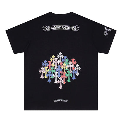 CH-ChromeHearts Multi Color Cross T-shirt K6052