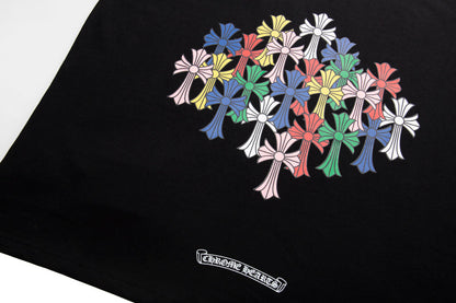 CH-ChromeHearts Multi Color Cross T-shirt K6052