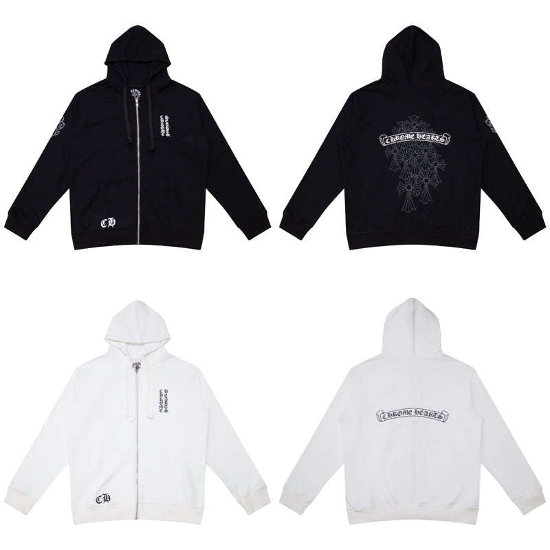 CH-ChromeHearts Zip Up Hoodie K5006