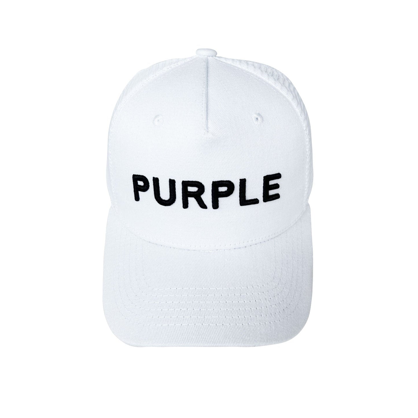 Purple Hat  Mesh Stitching Embroidery PB003#