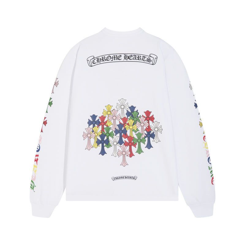 CH-ChromeHearts  Men's Long-Sleeve T-shirt Sweatshirt K8015