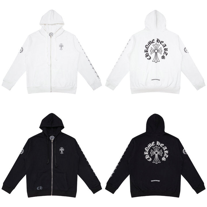 CH-ChromeHearts Zip Up Hoodie K5007