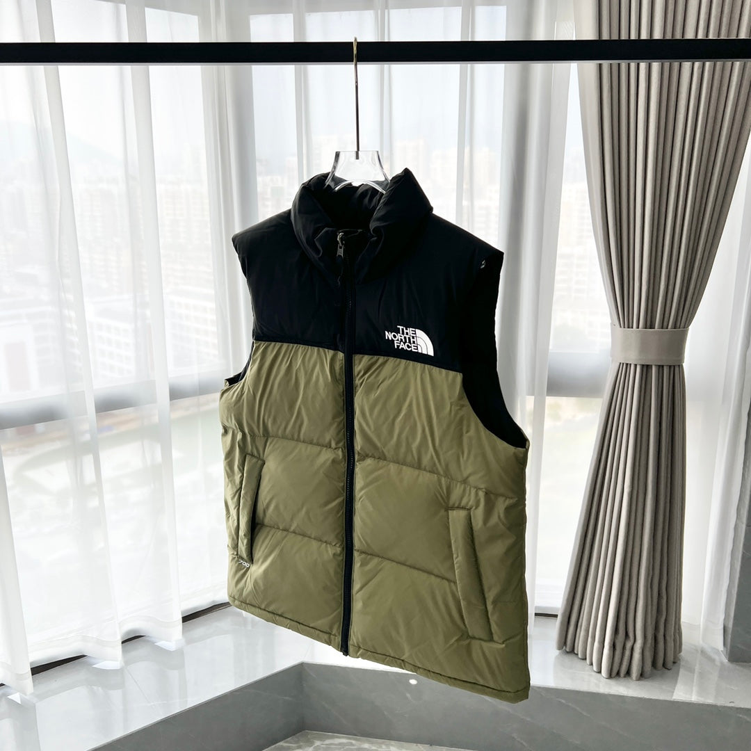 1996 vintage Nuptse padded packable jacket Vest down jacket