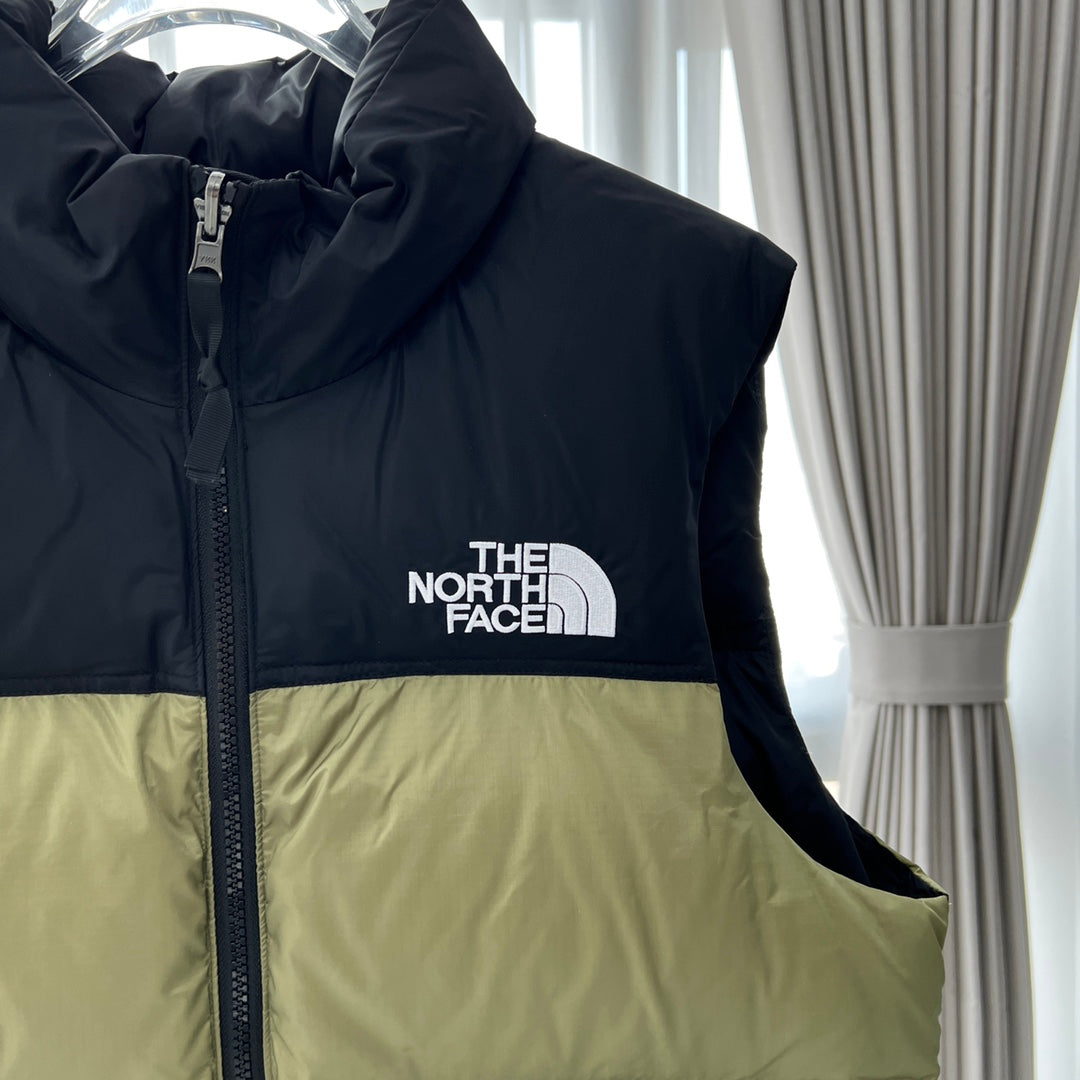 1996 vintage Nuptse padded packable jacket Vest down jacket