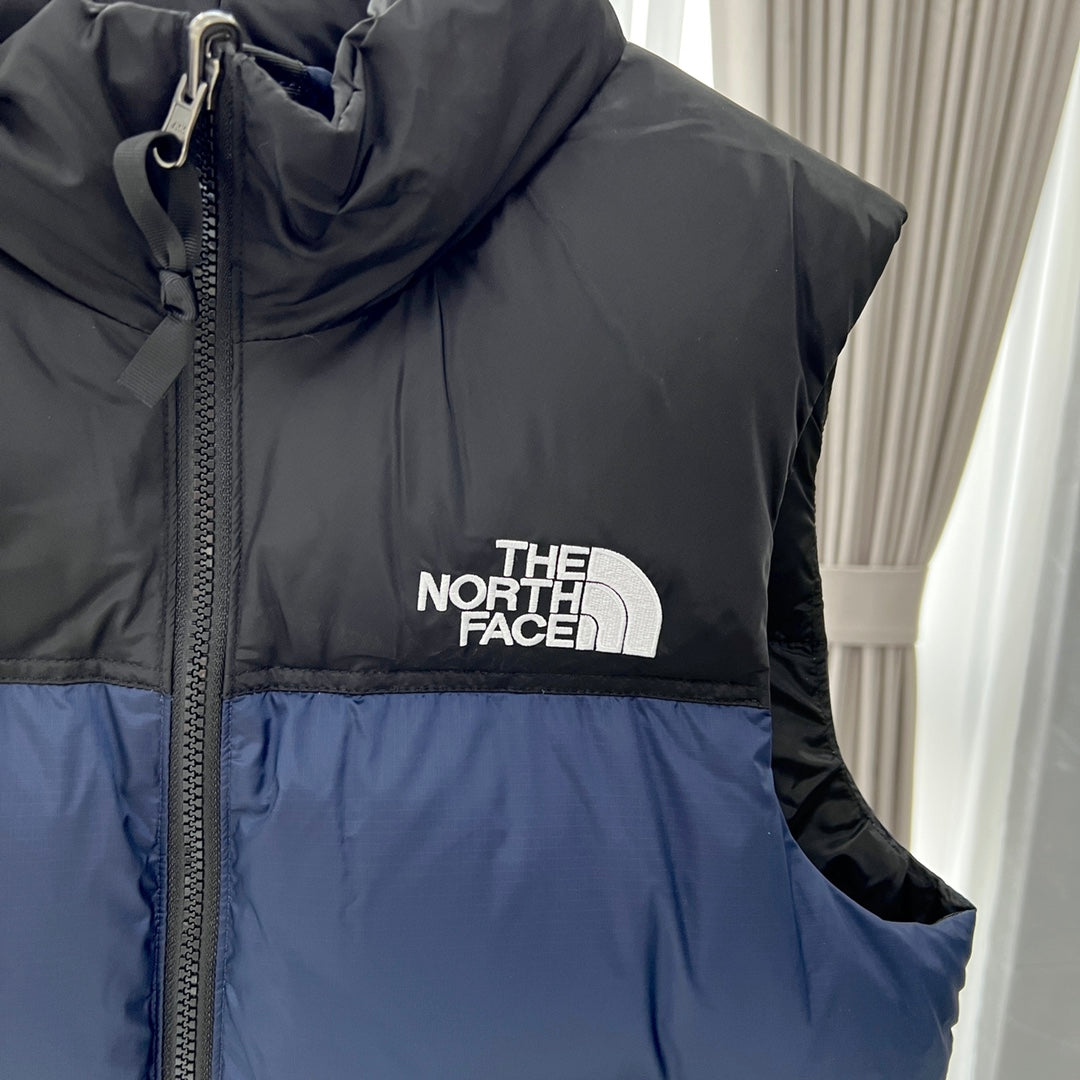 1996 vintage Nuptse padded packable jacket Vest down jacket