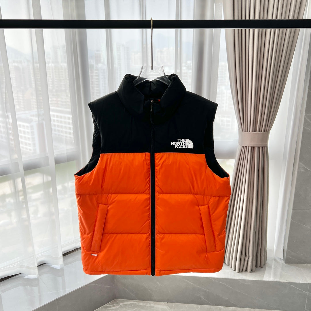 1996 vintage Nuptse padded packable jacket Vest down jacket