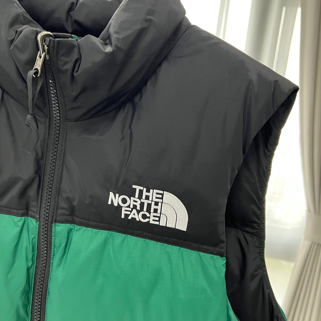 1996 vintage Nuptse padded packable jacket Vest down jacket